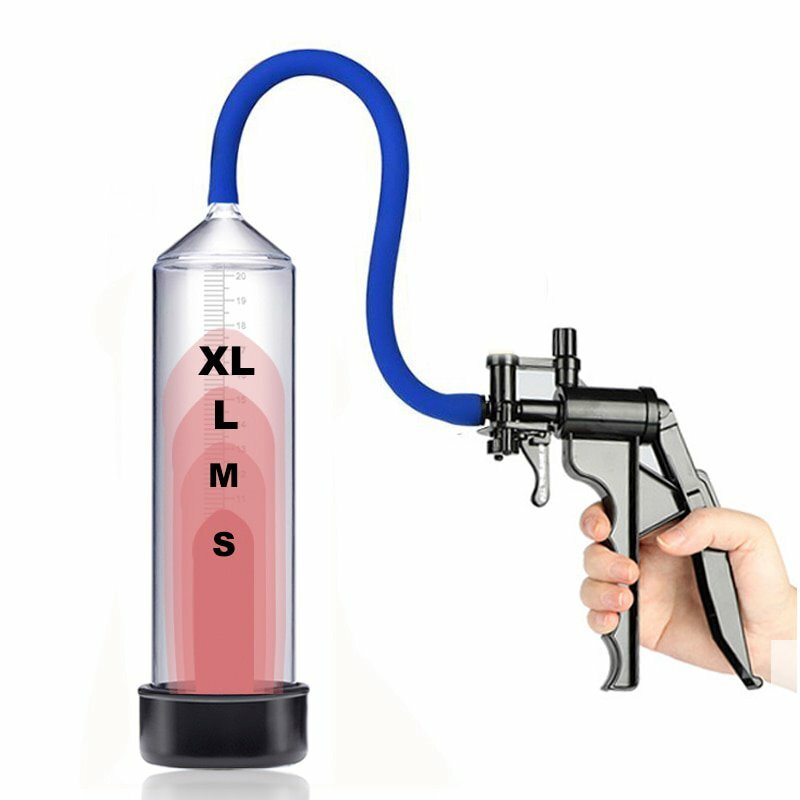 Male Vacuum Suction Trigger Penis Pump For Erectile Dysfunction Size Enlarger