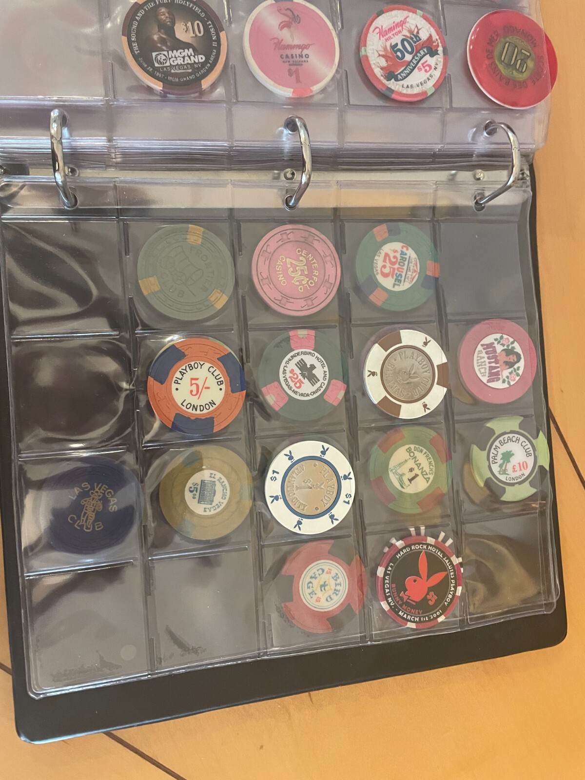 A booklet of Casino Chips