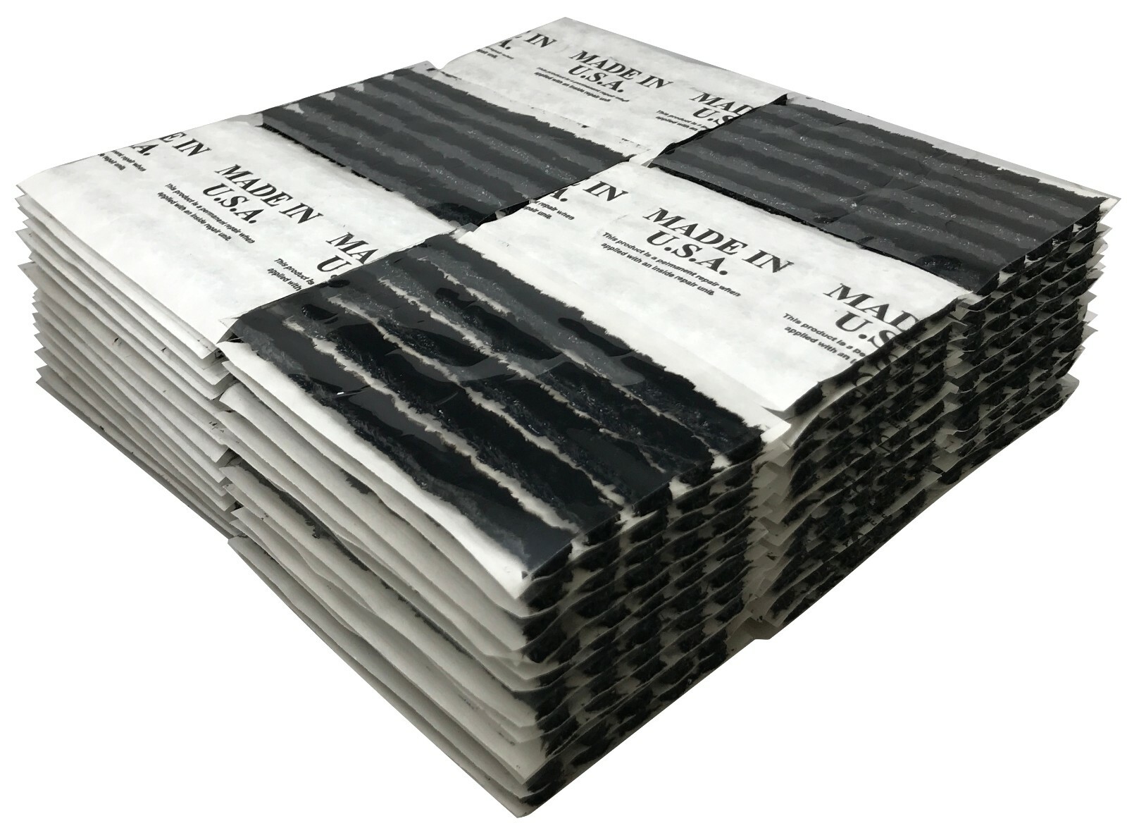 4" Black Tire String Plug Insert Tubeless Flat Repair 2500 Inserts Bulk Box USA