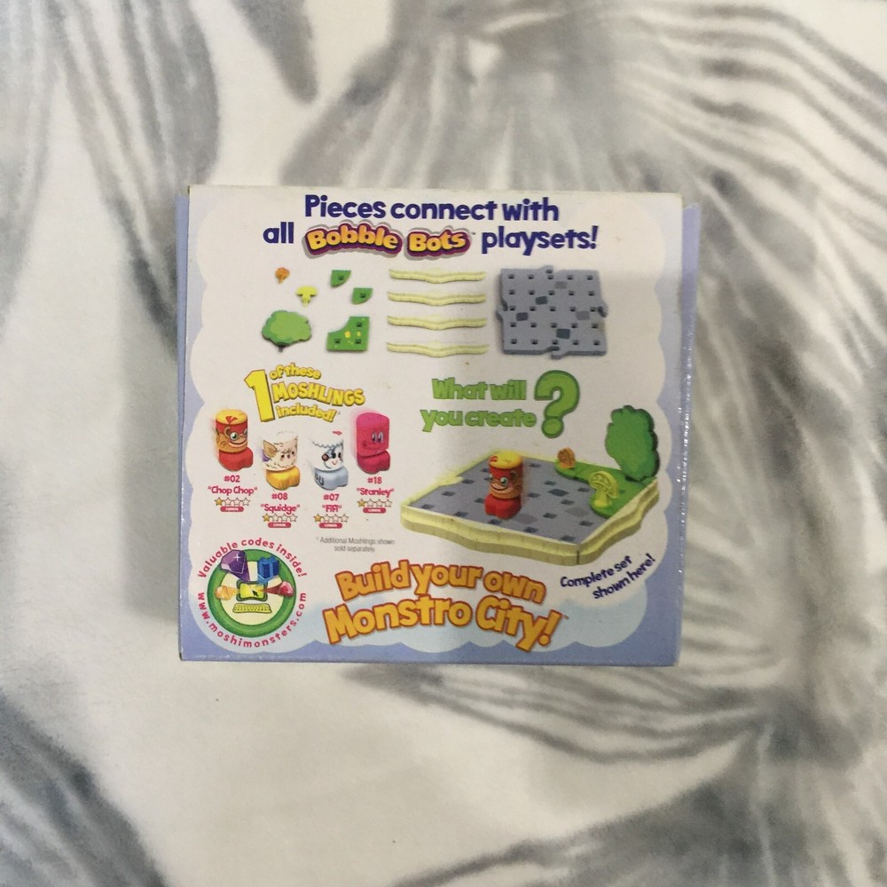 Moshi Monsters Bobble Bots Moshling Cobblestone Corner Bat New