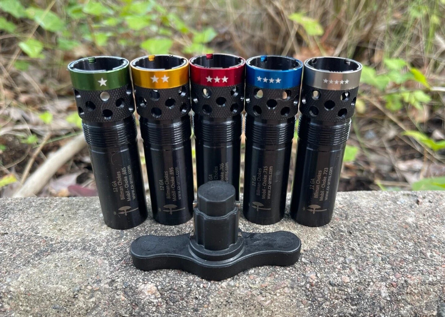 Billman™ Beretta MOBIL-choke, 12 GA, Extended Ported, 5-set with case and tool