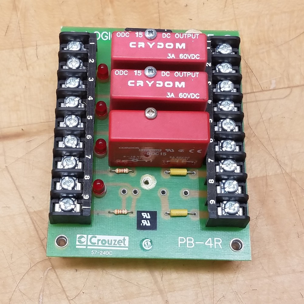 Crouzet PB-4R, ODC-15 Crydom Module Circuit Board - USED