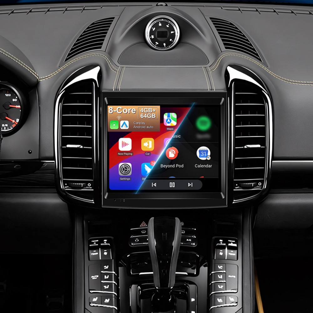 8.4" Android 15 Car Radio GPS Navi CarPlay for Porsche Cayenne 2010-2017 4+64GB