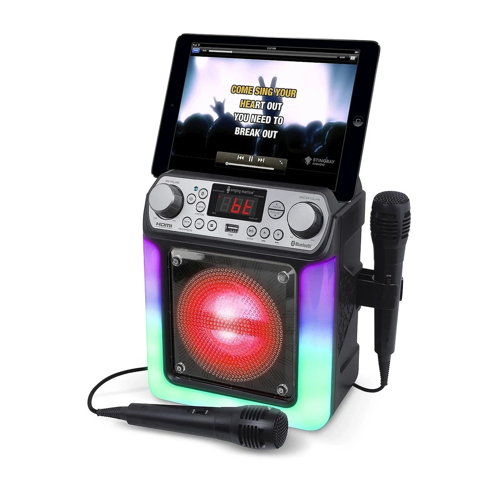 Singing Machine Portable Bluetooth Karaoke System (SML654BK) - [LN]™