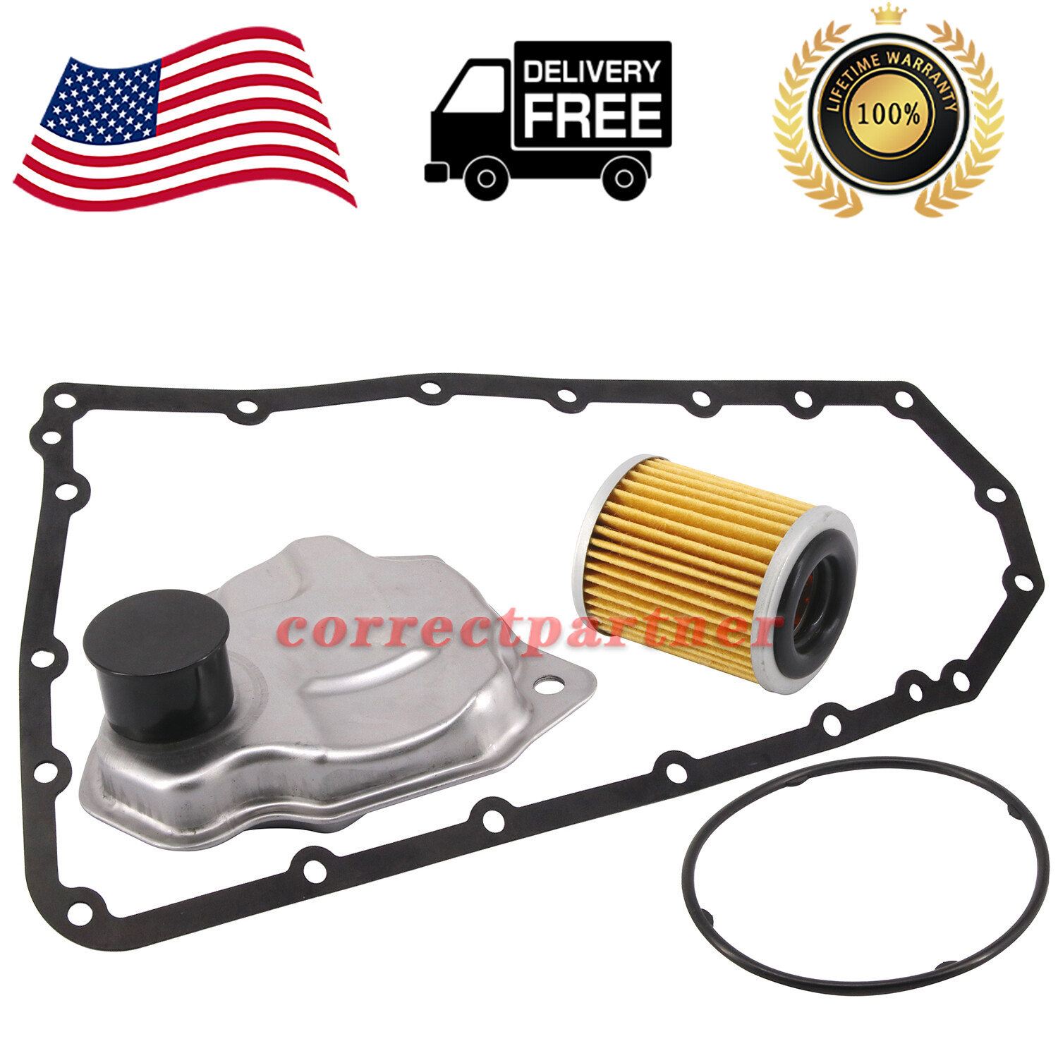 CVT AUTO TRANSMISSION FILTER KIT for NISSAN 07-18 ALTIMA JUKE NV200 ROGUE JF011E