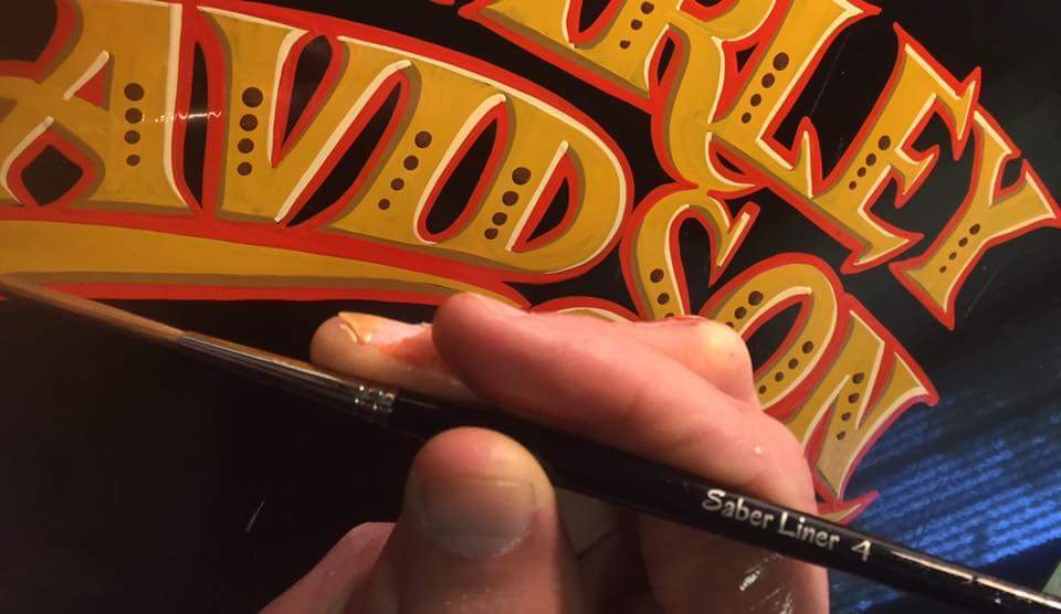 Premium PROFESSIONAL # 4 Outlining & Lettering Quill PRO SERIES Multi Use Brush