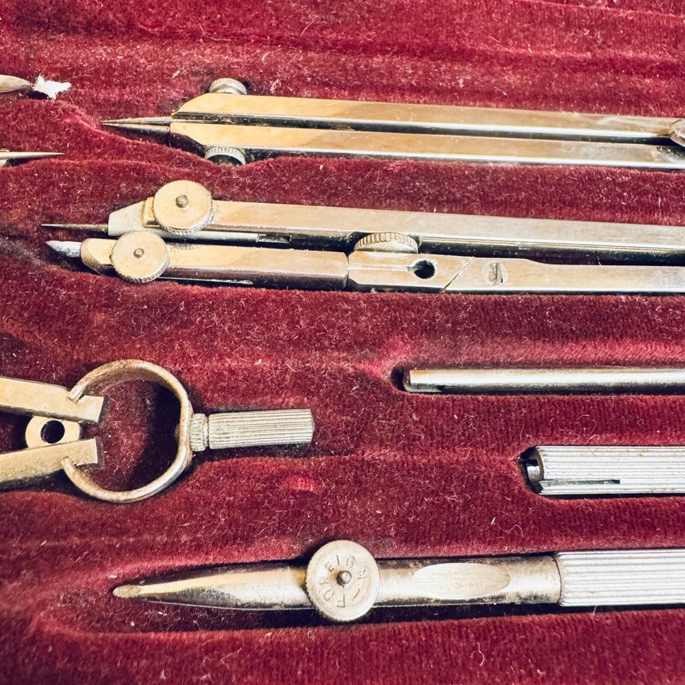 Vintage Hellerman Draughtsman Technical Drawing Set