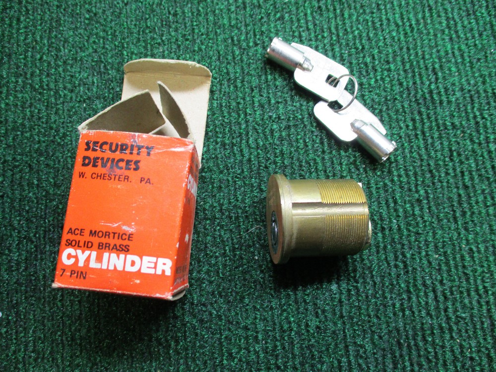 ONE ACE MORTICE SOLID BRASS CYLINDER - MODEL 757 - (40407)