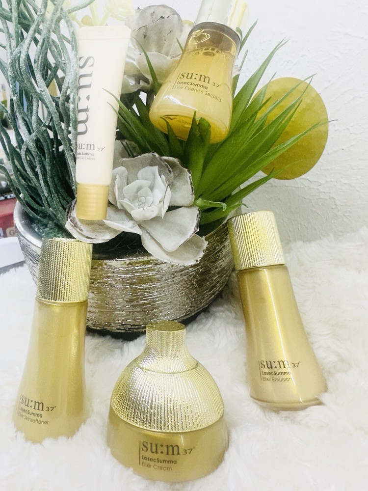 SU:M37 LoseSumma Elixir Set Kit 5 Items Anti Aging Wrinkle Moisturizer