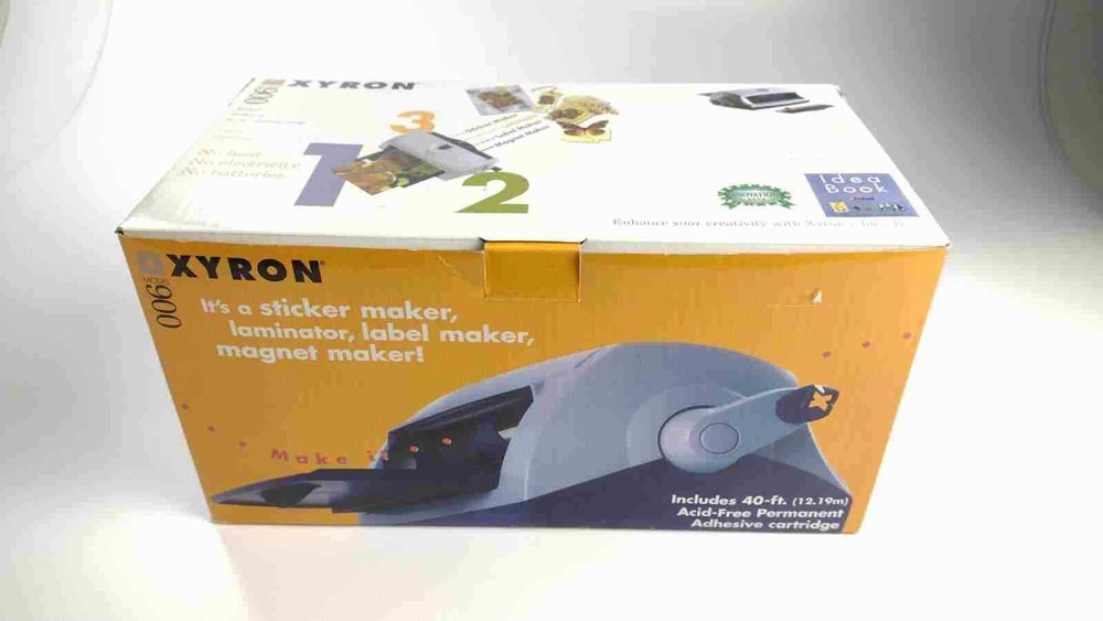 Xyron Model 900 Sticker Magnet Maker Laminator Machine