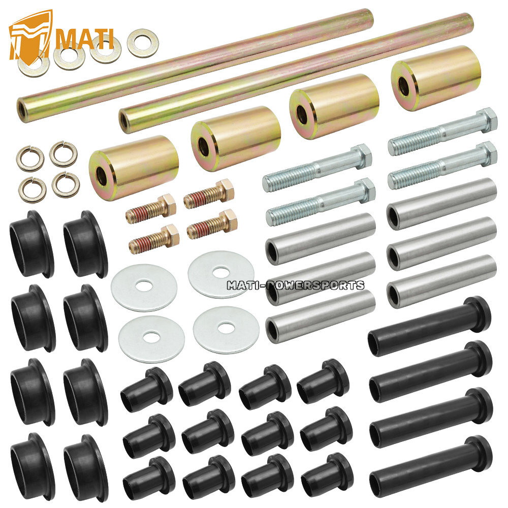Rear Left&Right A-Arm Bushing Shafts Blots Kit for Polaris Sportsman 500 2003-10