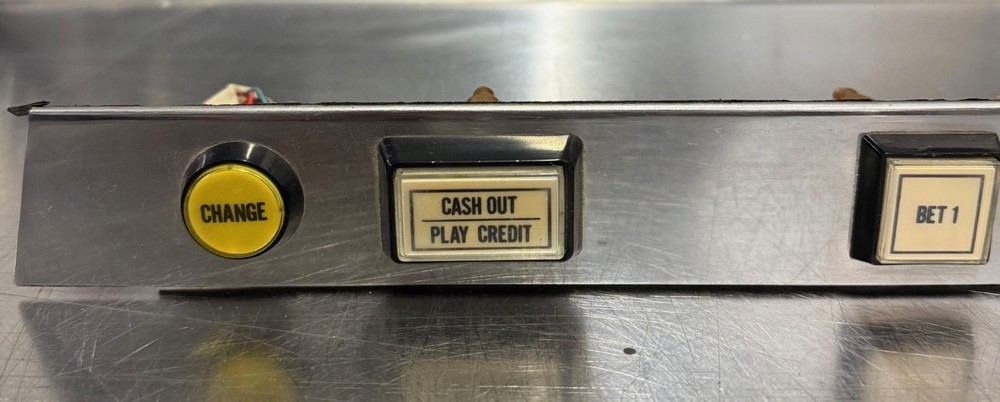 CDS Universal Button Panel – Slot Machine Control Assembly (Untested)