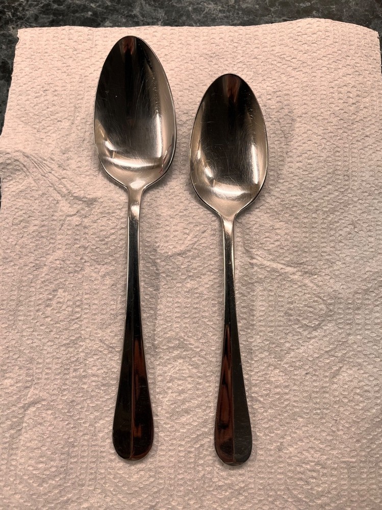 Wallace Hartford 18/10 Stainless Steel Solid Serving Spoon