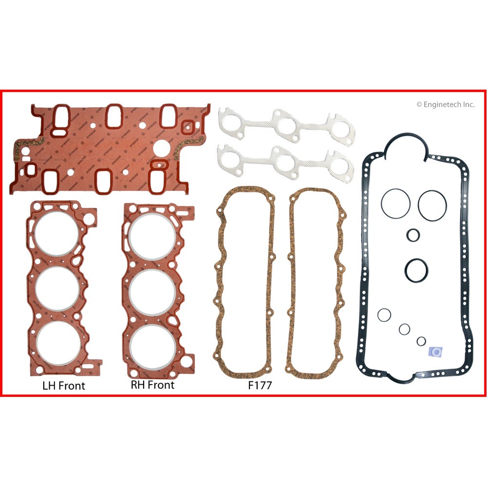 Enginetech Engine Gasket Set F177;
