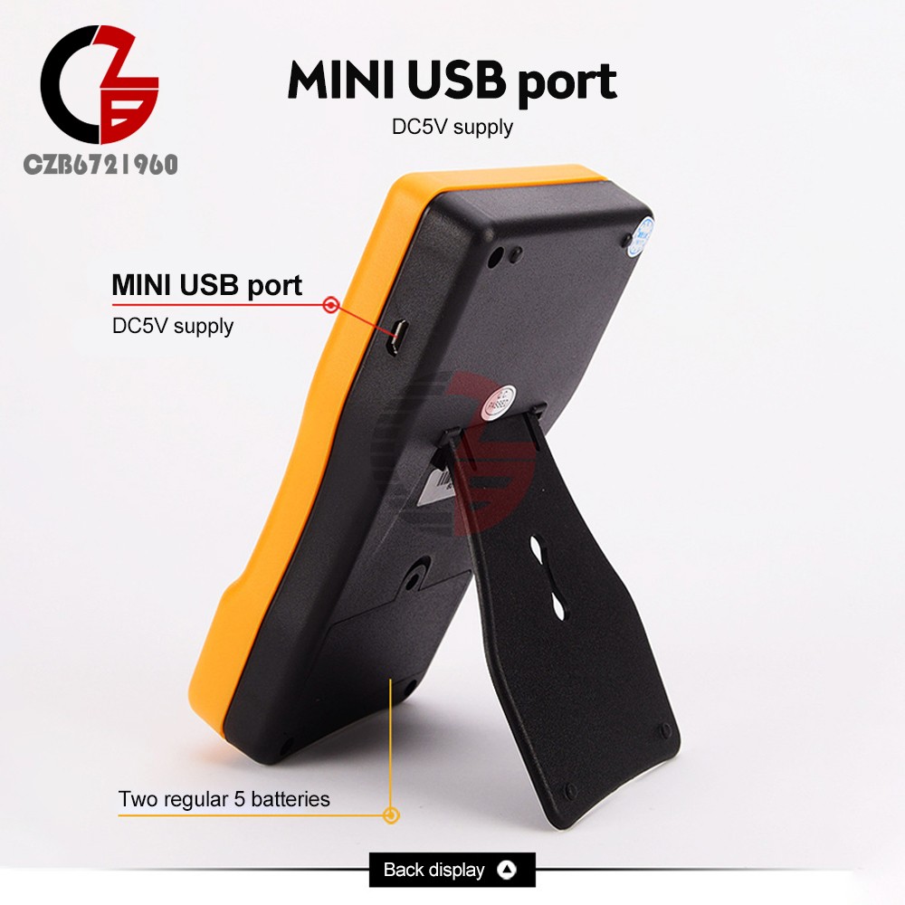 LCD High-precision Capacitor Meter Auto Range Handheld Capacitor Circuit Tester