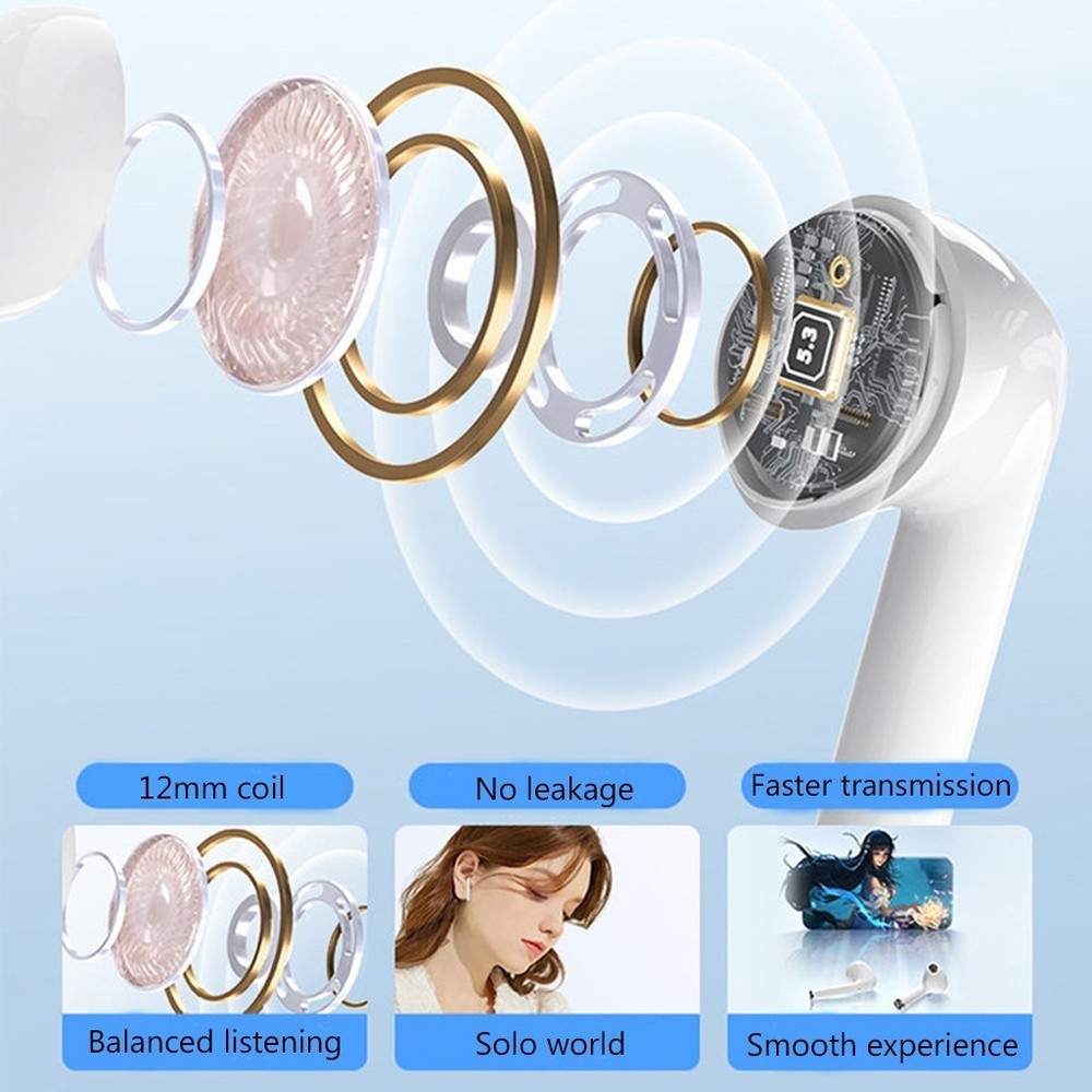 Wireless Stereo Mini Bluetooth 5.2 Earbuds – Low Latency Gaming, HD...