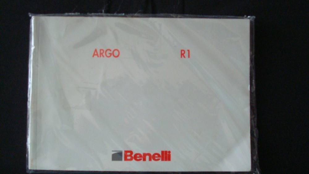 Benelli Argo R1 Owner's Manual Used