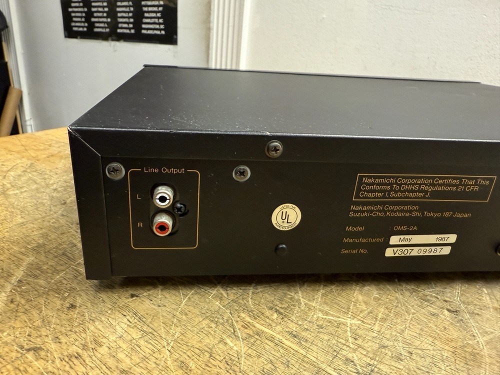NAKAMICHI OMS-2A CD Player