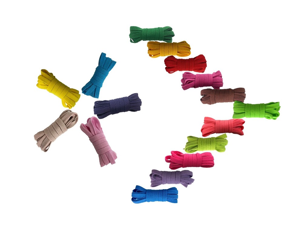 KMF Brand Compatible Converse Flat Replacement Colorful Shoelaces