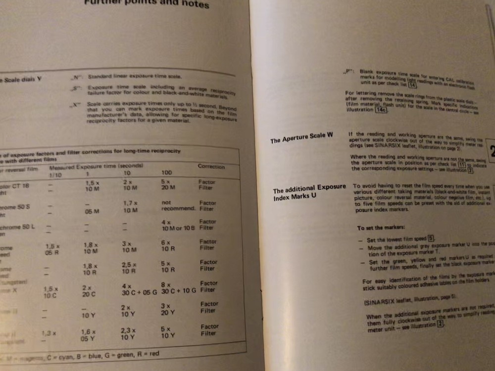 [Untested] Gossen Sinar Six Light Meter Set in Leather Case – Needs Cleaning