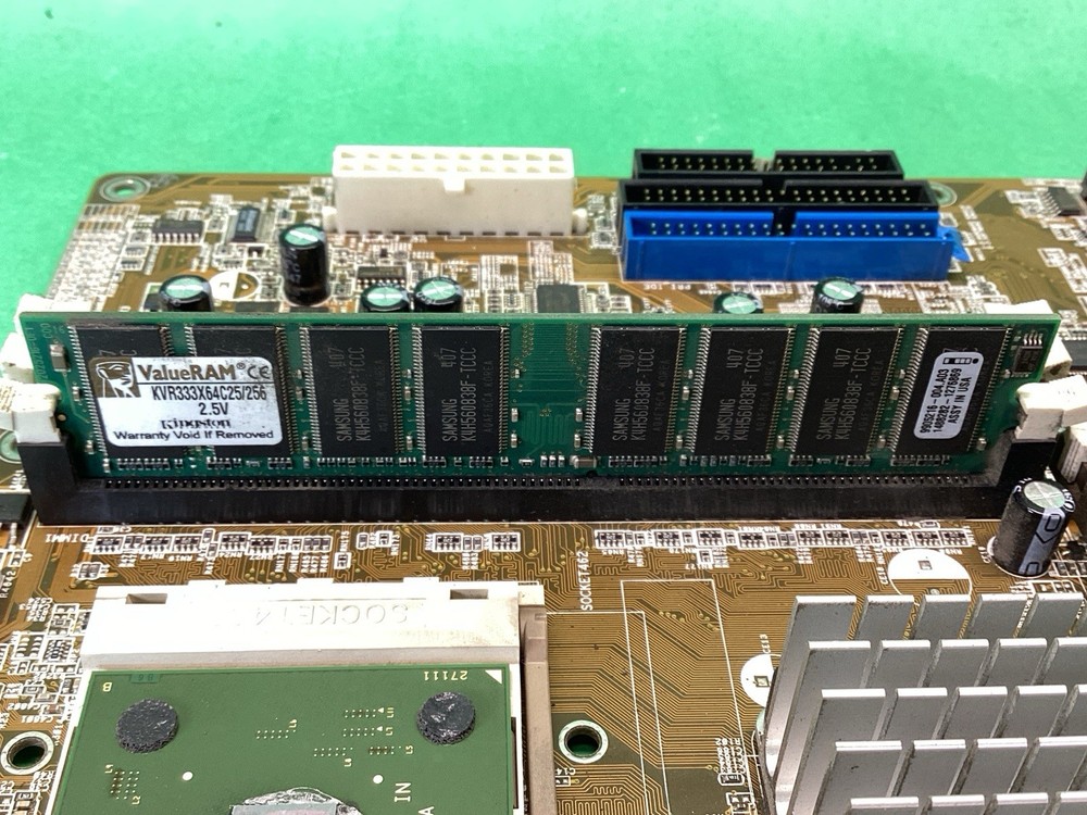 ASUS A7V600 Motherboard & AMD Athlon CPU Processor + RAM - Socket 462 - UNTESTED