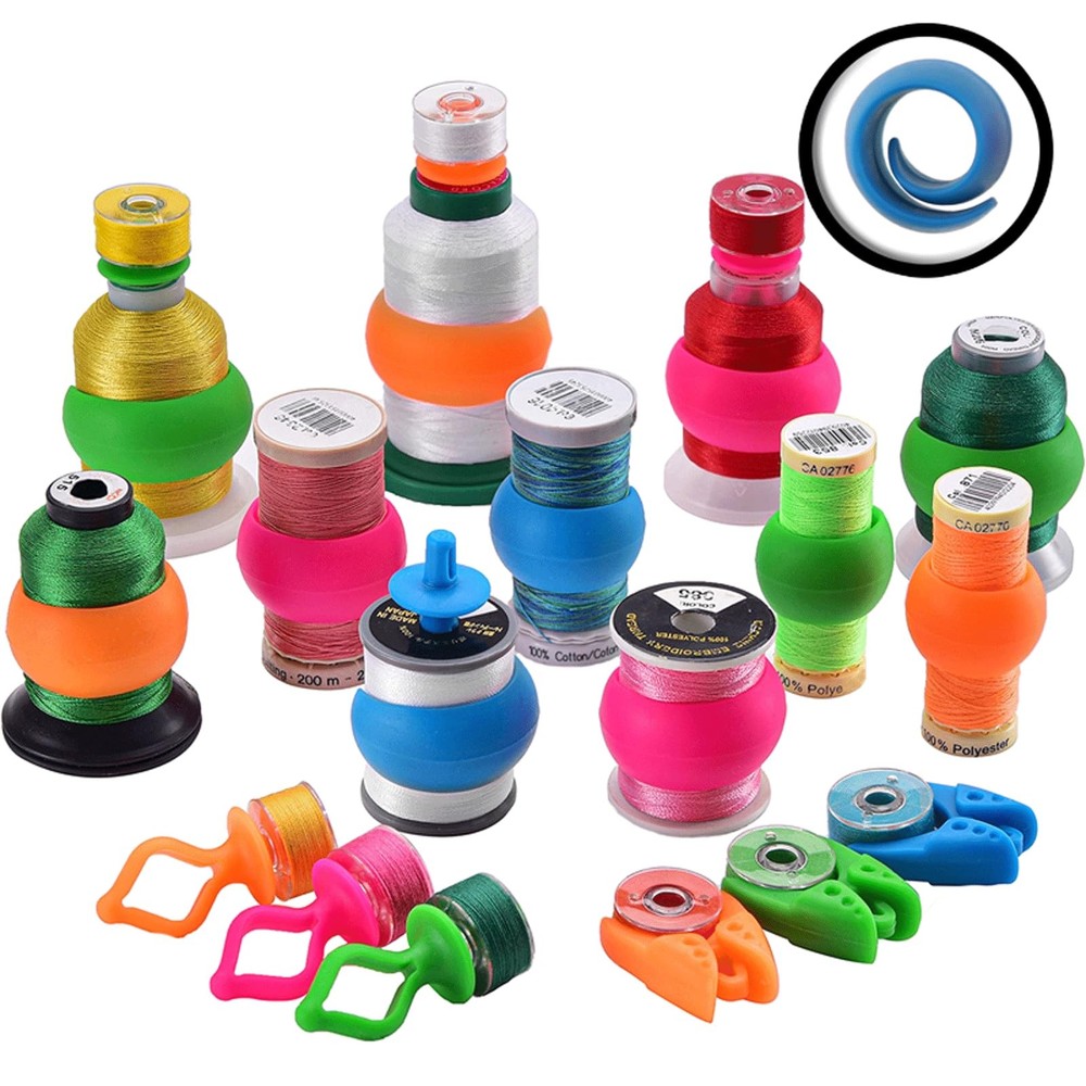 40PCS Thread Spool Huggers for Sewing Spools Avoid Loose Ends Prevent Tails f...