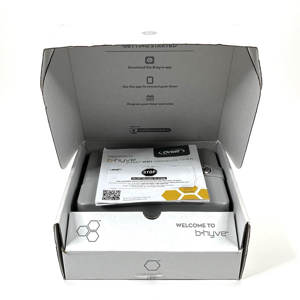 Orbit B-Hyve Smart WiFi Sprinkler Timer 6 Station Irrigation Controller NEW