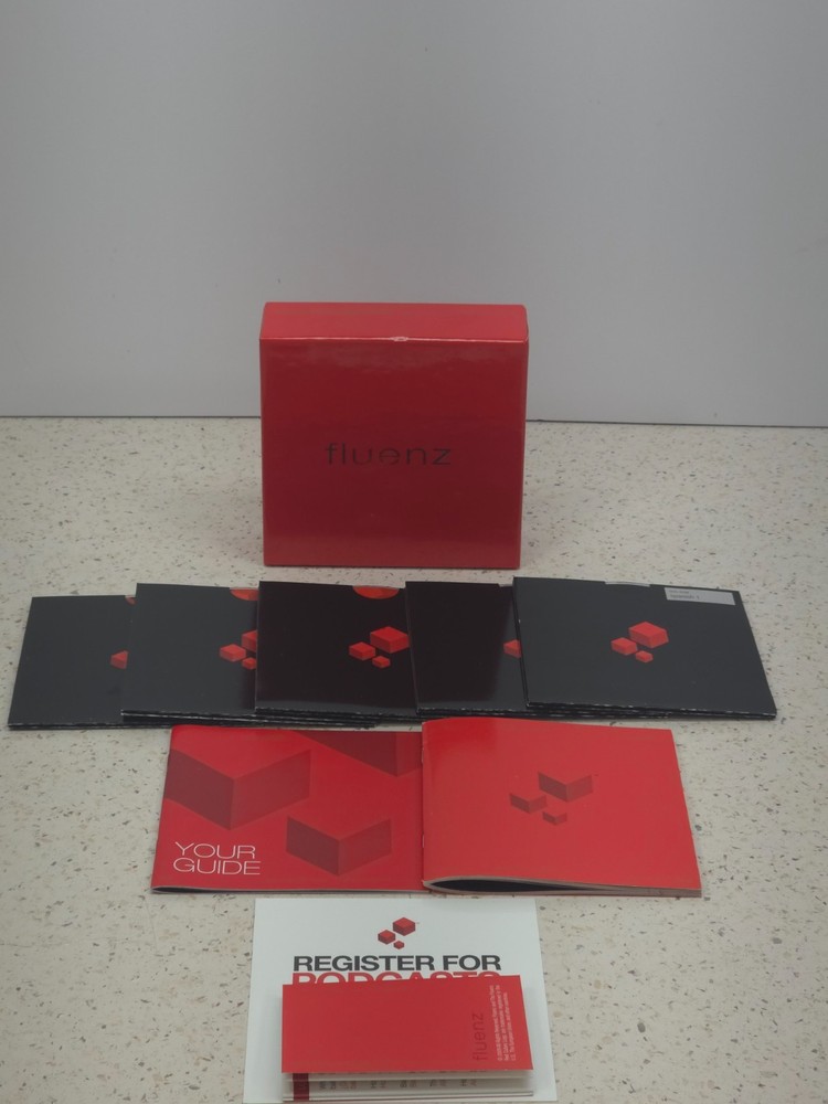 Fluenz Learn Spanish Español Language Complete 10 Disc DVD-ROM + Audio CD Set