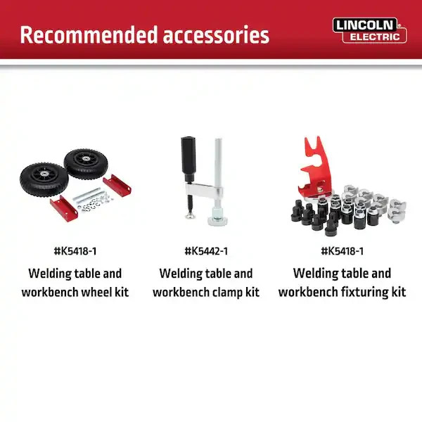 Welding Table Clamp Accessory Kit for Portable Welding Table and Work Bench