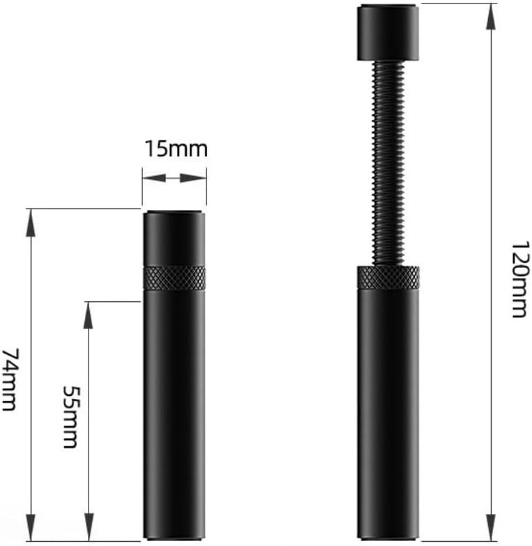 Tool-Free GPU Support Bracket - All-Aluminum Design (74-120mm Compatibility)