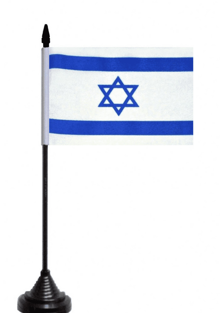 Israel Table Flag - Polyester