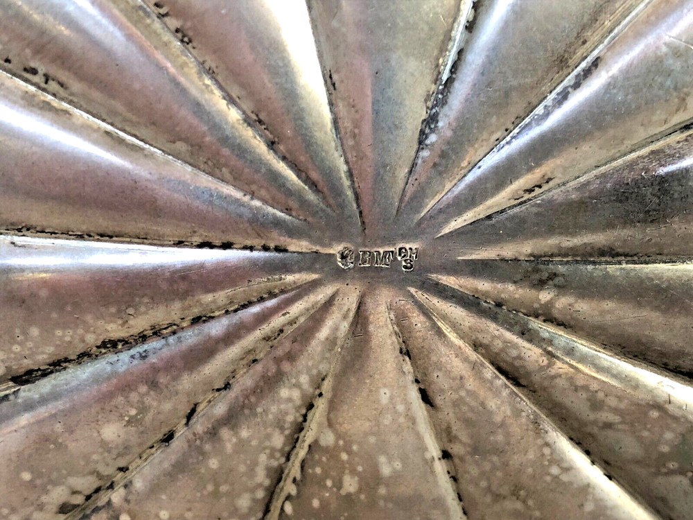 Antique Silver Plated Brass Sugar Box