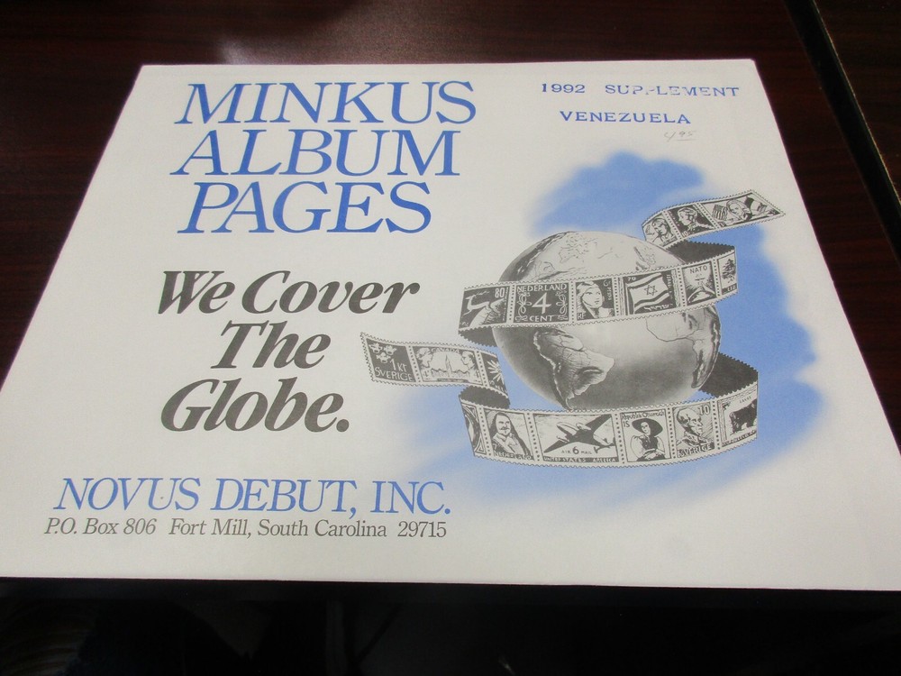 "MINKUS"  1992  SUPPLEMENT  VENEZUELA  W/FREE SHIPPING!!!