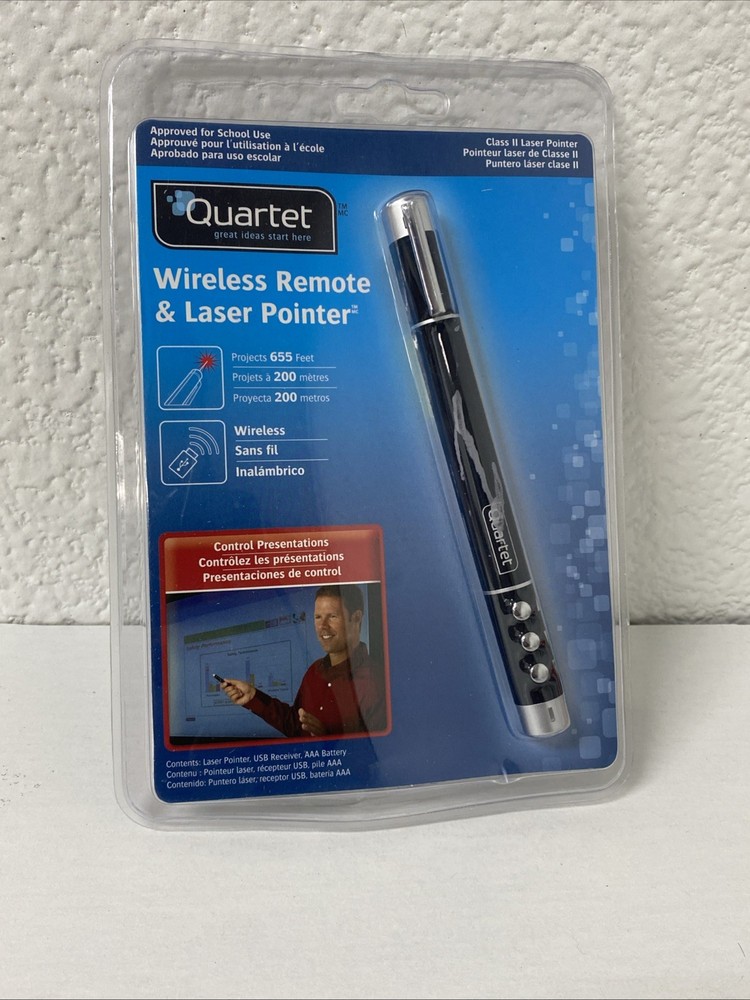 Acco Quartet Wireless Remote and Laser Pointer