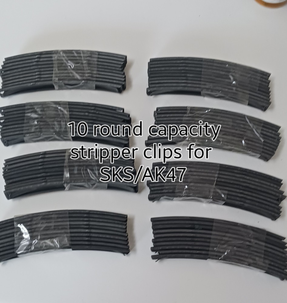 Stripper Clips. 10 Round Capacity. 10 Strippers Per Batch.