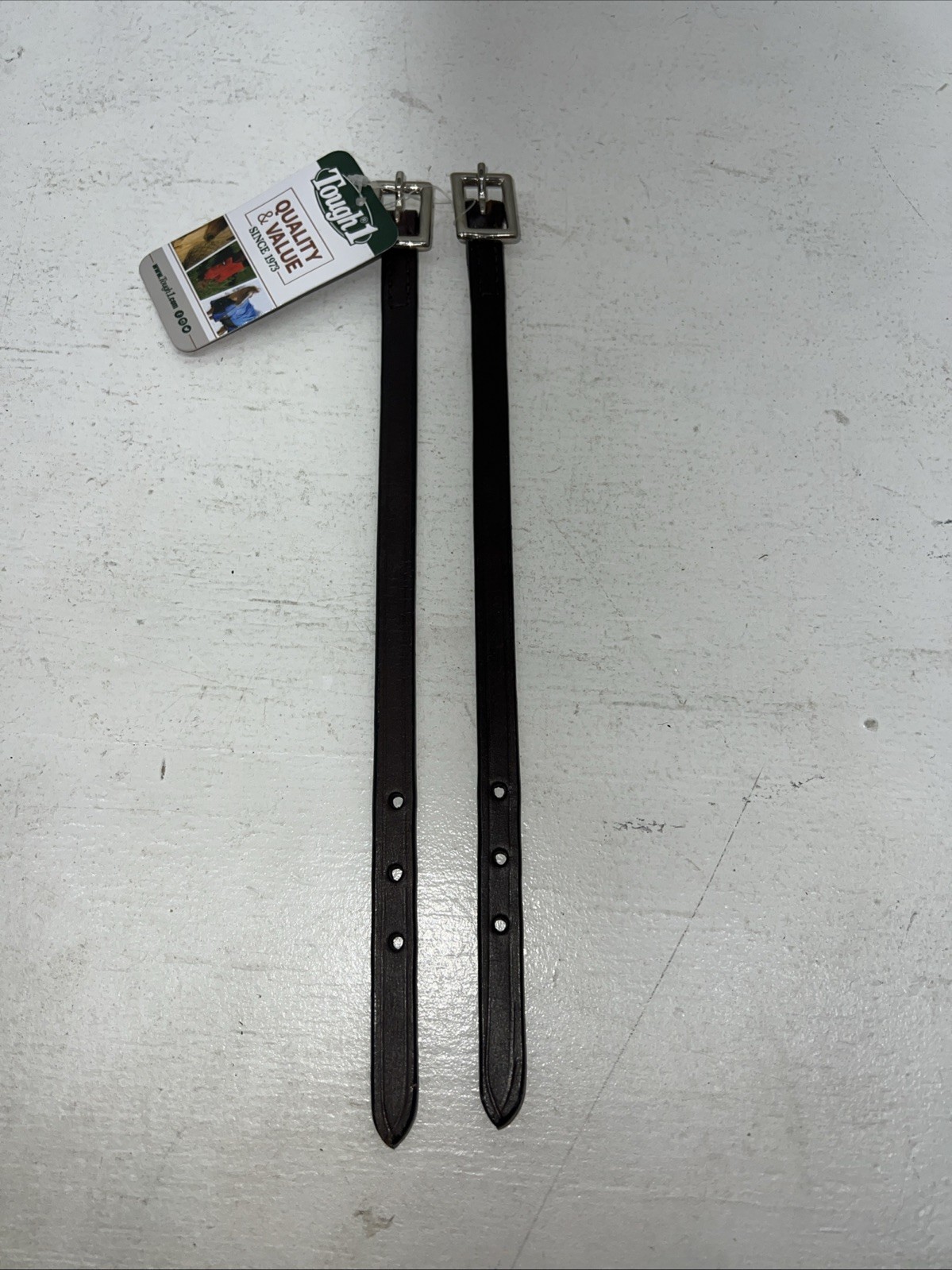 New Tough 1 Dark Oil Leather Straight Stirrup Hobble Strap #56-1132 FF-24