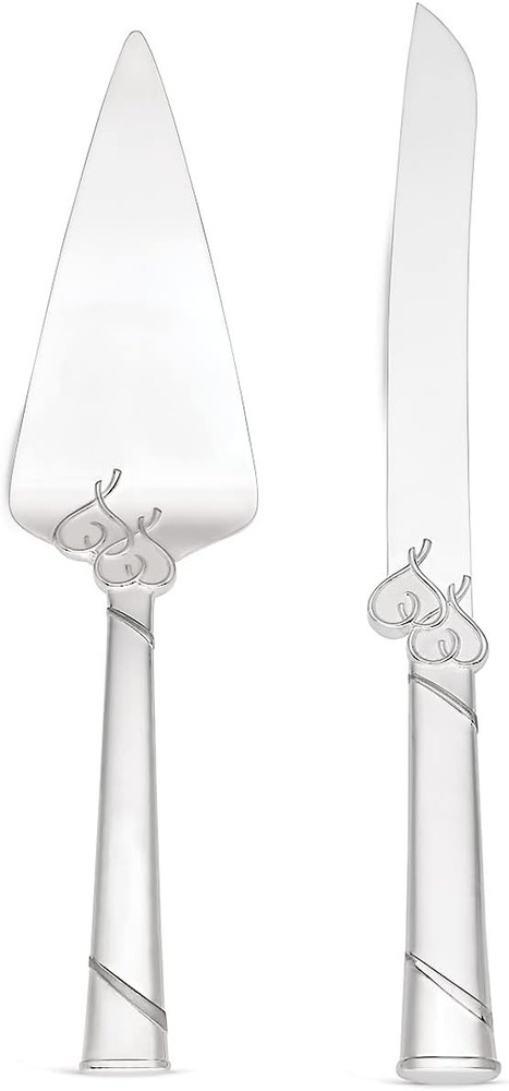 Lenox 812615 True Love Cake Knife & Server, Metallic