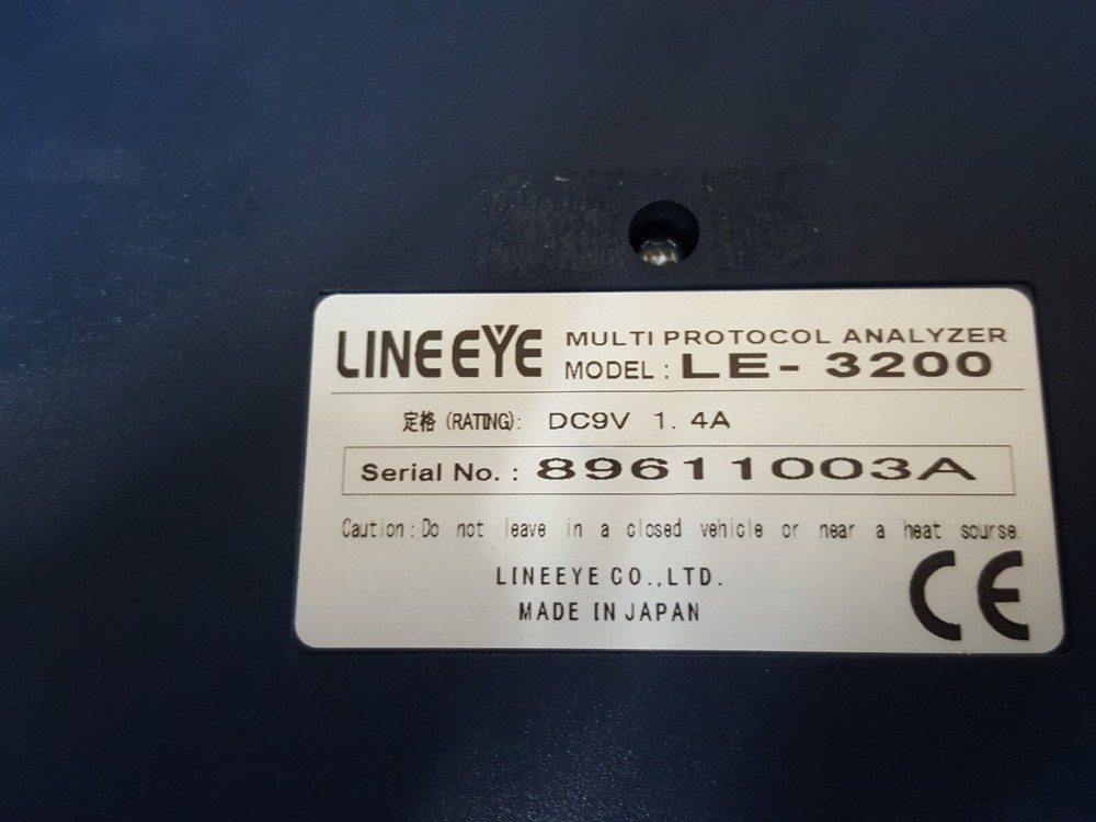LINEEYE LE-3200: Multi Protocol Analyzer, Not working (003A)