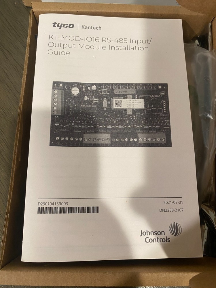 Kantech KT-MOD-IO16 RS485 Input/Output Module NEW