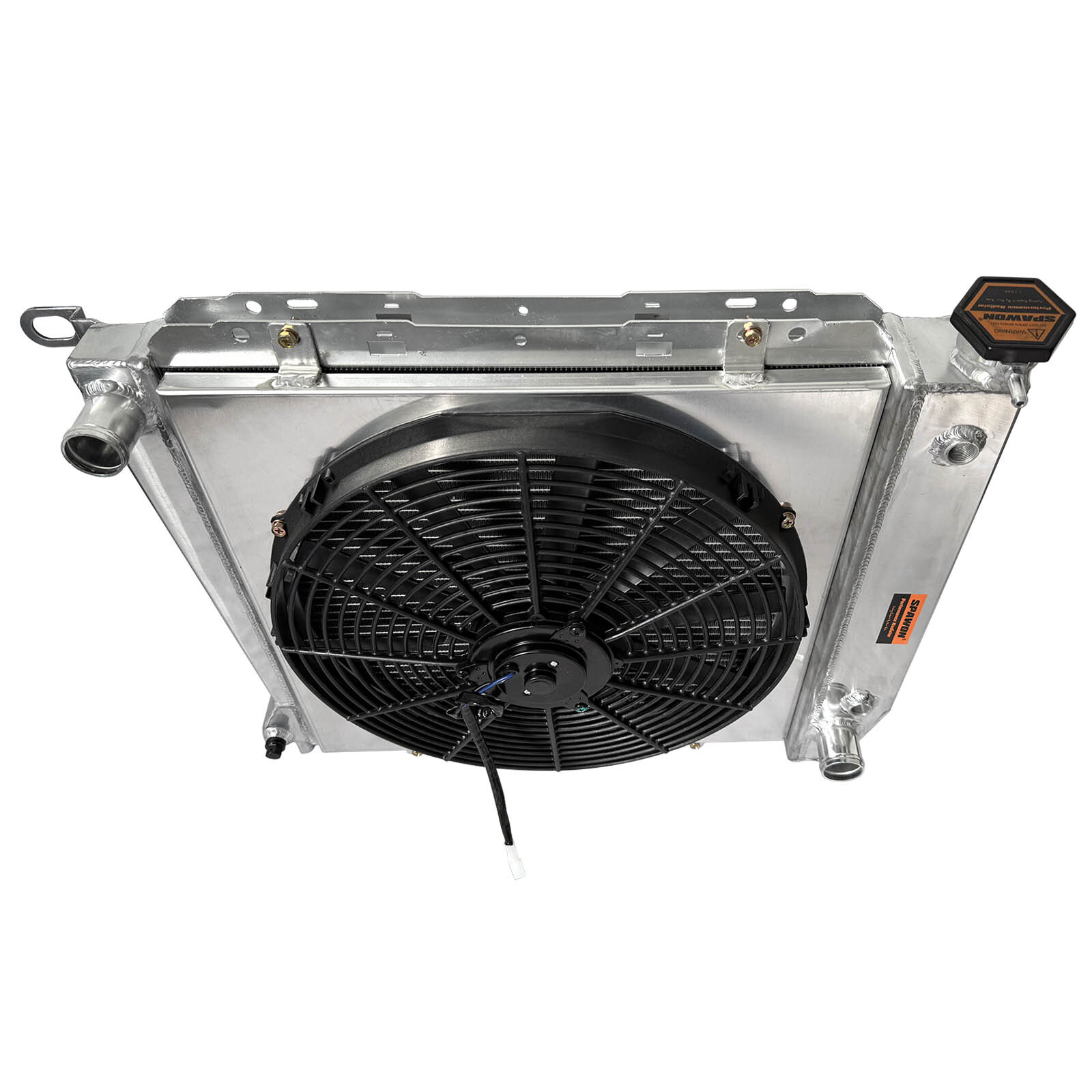Radiator + Fan Shroud For Ford Ranger Mazda B2300 2.0L 2.3L 1985-94 Aluminum AT