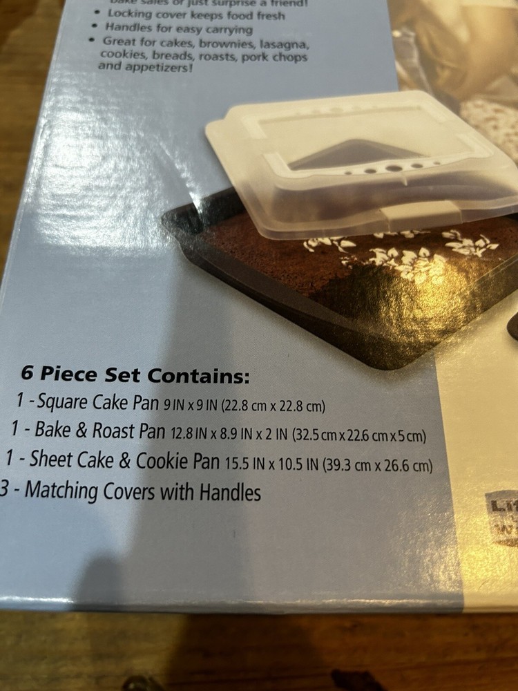 ProBake Teflon Platinum Non-Stick Six Piece Make and Take Bakeware Set