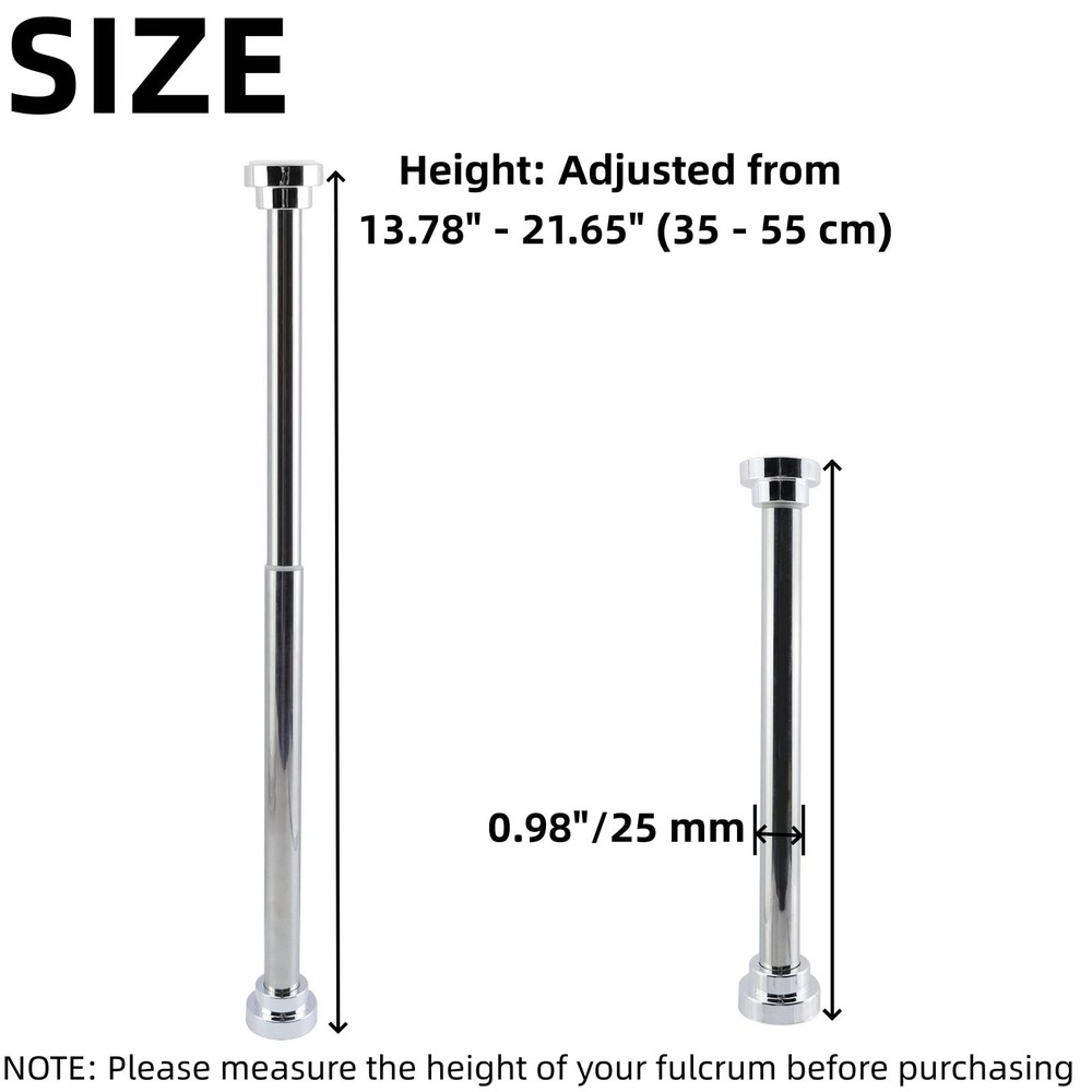 Undermount Sink Brackets Cylindrical Stainless Steel Adjustable Legs 2 Sets