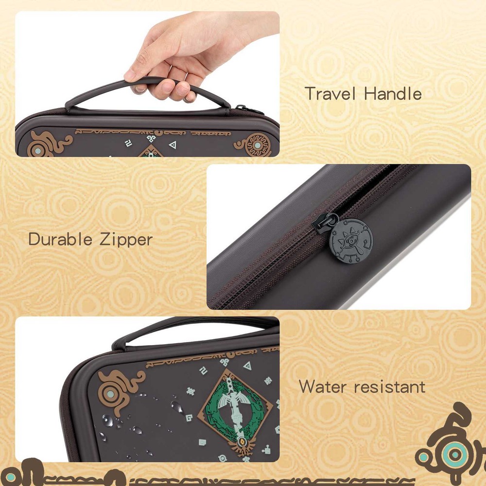 Carry Case for Nintendo Switch OLED & Normal Switch Storage Bag Zelda Luminous