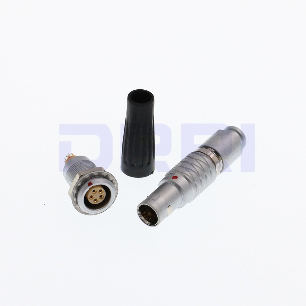 5Pin Push Pull Circular Aviation Connector Compatible 0B FGG EGG