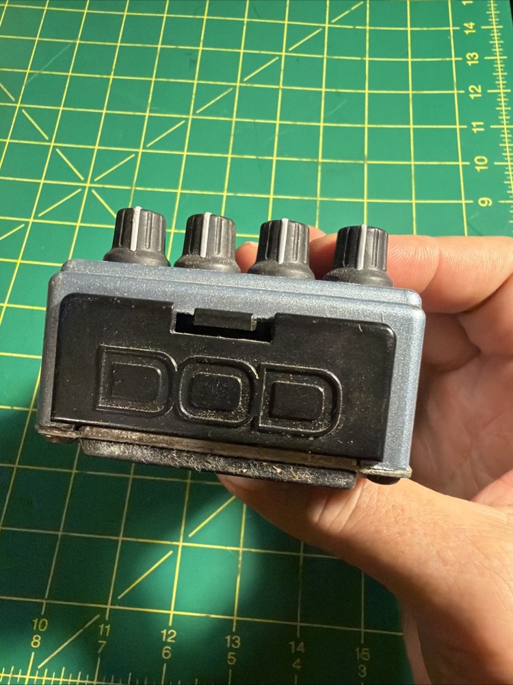 DOD FX75-B Stereo Flanger Guitar Effect Pedal USA WORKING Black Knobs