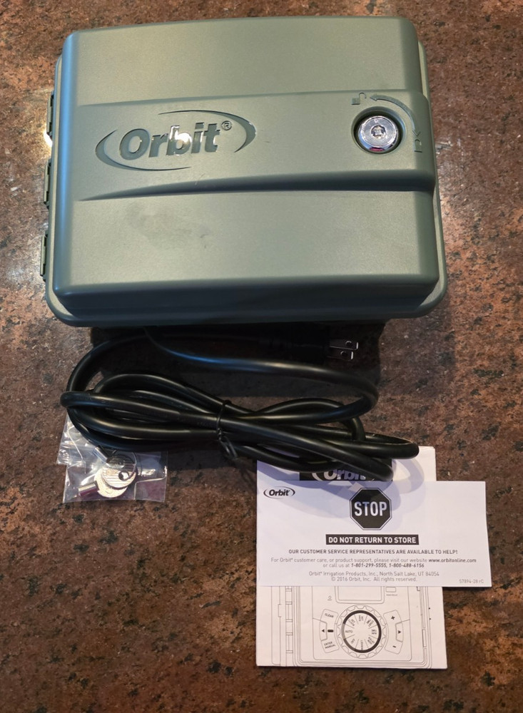 Orbit 57896 6 Station Easy-Set Logic Sprinkler Controller Outdoor Timer