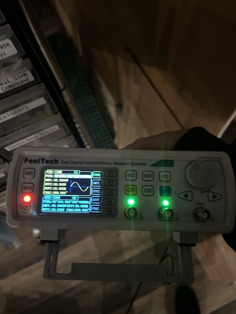FeelTech FY6600-60M Dual Channel Function/Arbitrary Waveform Generator 60 MHz