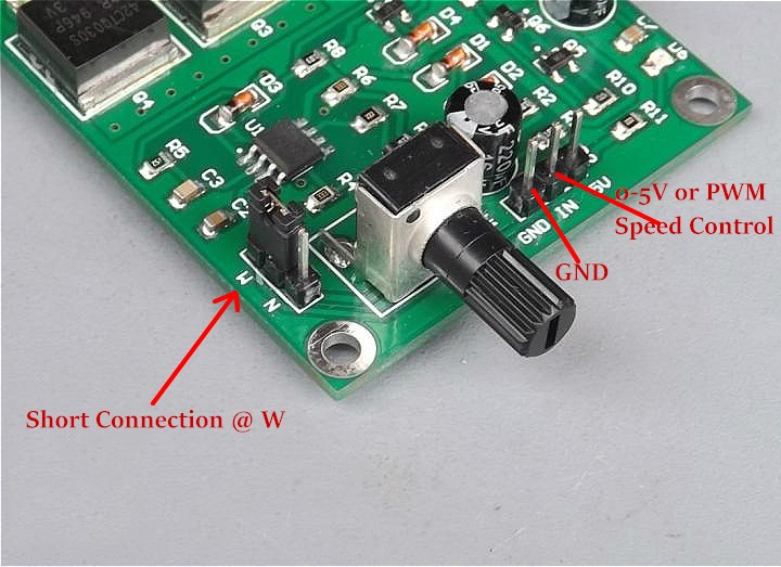 DC 5-18V PWM Motor Speed Controller Board Module Adjustment Potentiometer