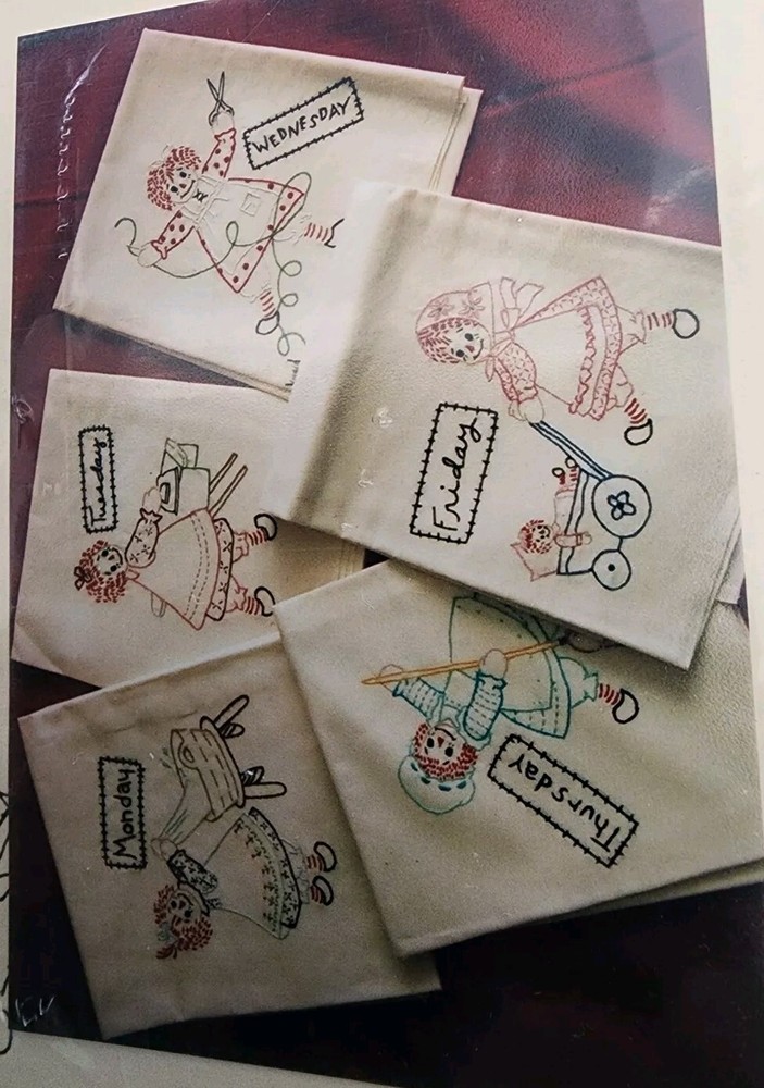 Raggedy Ann Pattern Embroider by Stitching Station