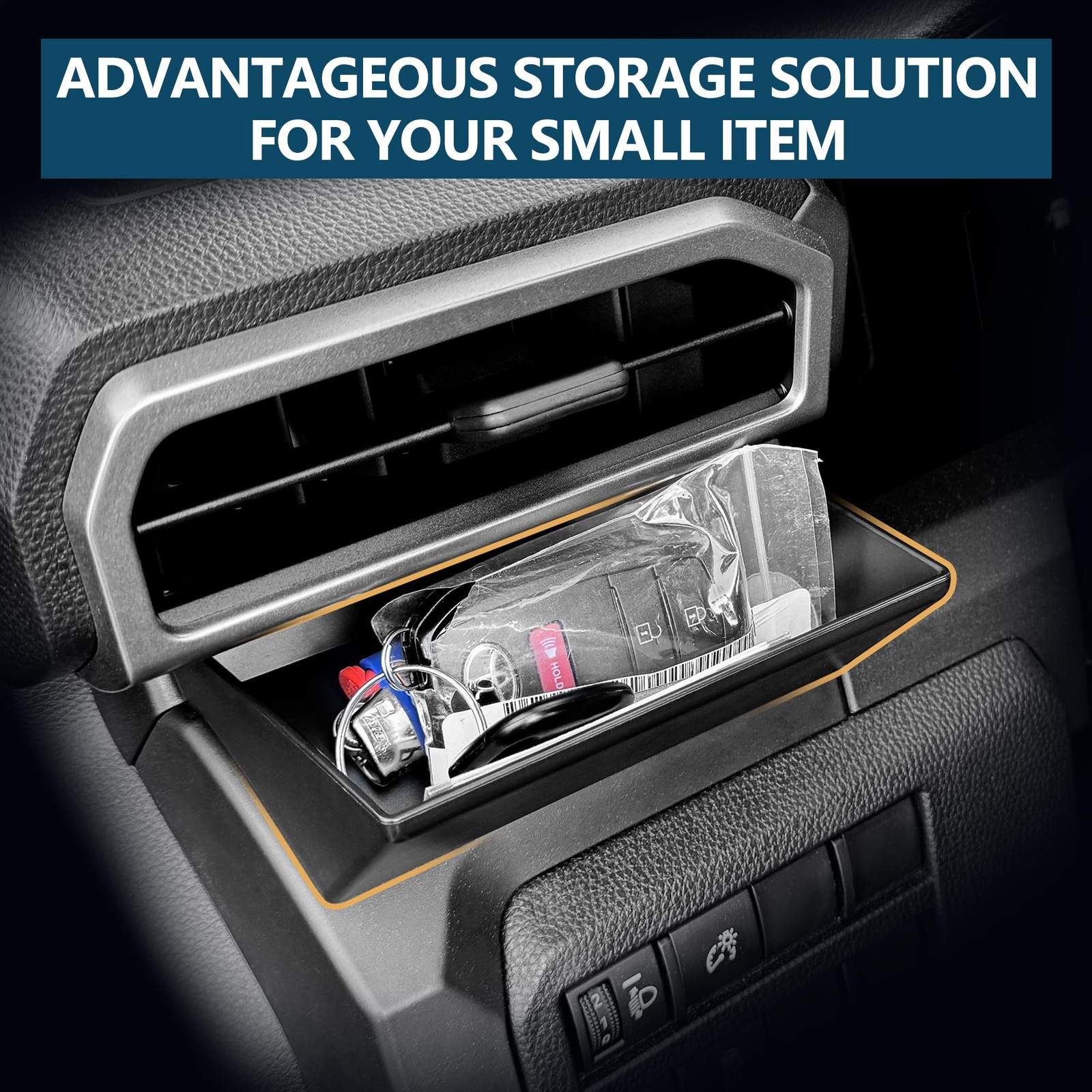 Air Vent Storage Box for Toyota Tacoma 2024 2025 2026 Accessories,Air Vent Tray